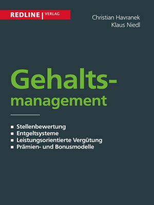 cover image of Gehaltsmanagement